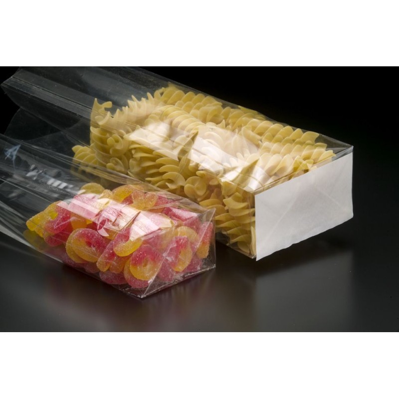 Sacchetti PPL Bilaccati con Fondo Quadro | Royal Bag Trasparente