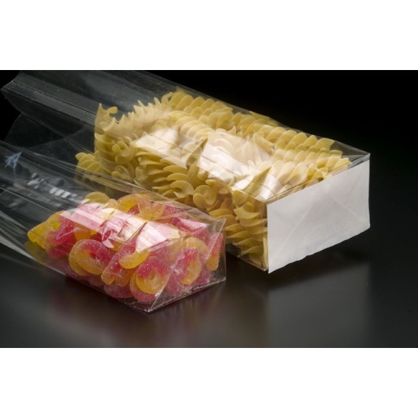 Sacchetti PPL Bilaccati con Fondo Quadro | Royal Bag Trasparente