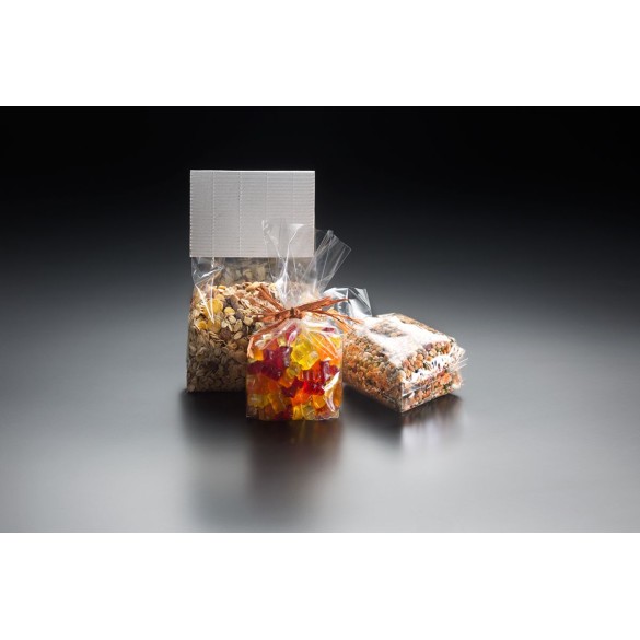 Buste con Soffietto Fondo Piatto in PPL | Brillanti e Idonee per Alimenti