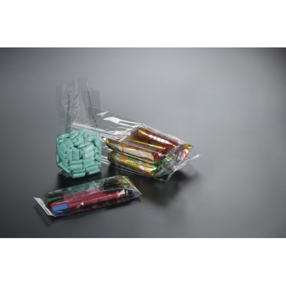 Buste con Soffietto Fondo Piatto in PPL | Brillanti e Idonee per Alimenti