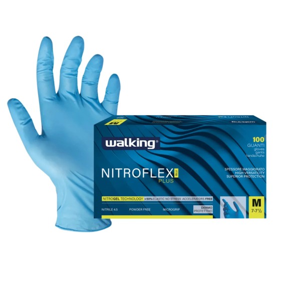 Guanti Nitrile NITROFLEX PLUS Microgrip 4,5 g